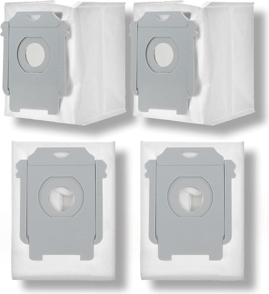 4 stück Staubsaugerbeutel für iRobot Roomba, Großer Kapazität Staubsaugerbeutel für iRobot Roomba i7 i7+ i7 plus i8, i8+, i3, i3+, i4, i4+, i6...
