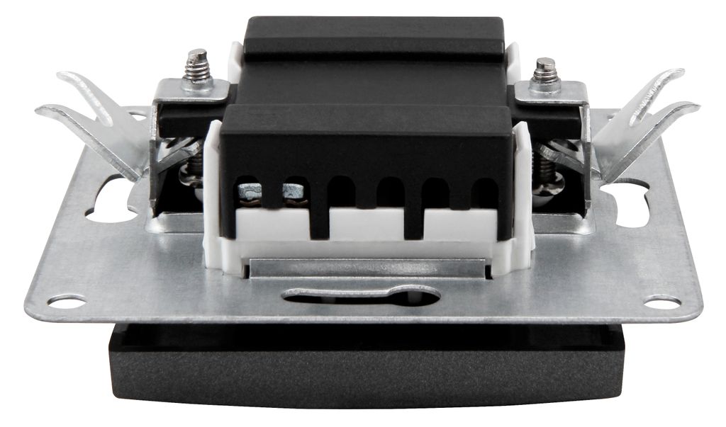 Schalter McPower ''Flair'', 250V/10A, UP, anthrazit mit Produktbild 3