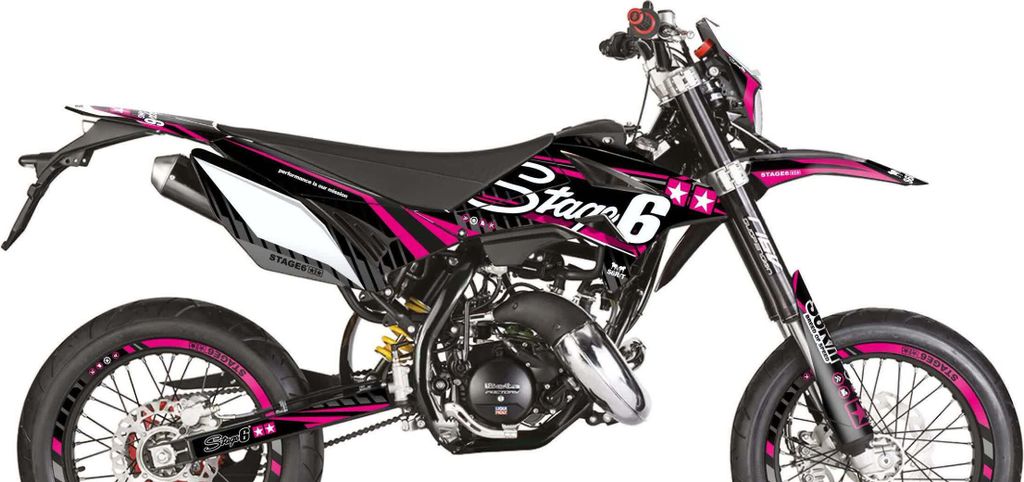 Stage6 Pink Deco Graphics Kit für Beta RR 2011-2020