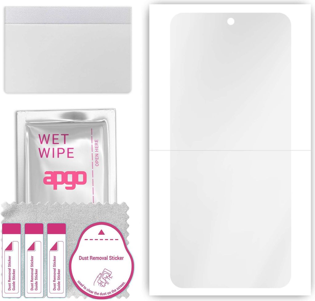 apgo Hydrogel Schutzfolie, Klar, kompatibel mit Huawei Mate X3, flexibele Displayschutzfolie, Folie mit Positionierhilfe, kratzfest, einfache Montage