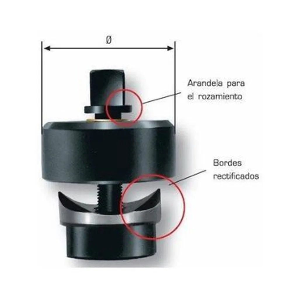 PIHER 710 Ø22 mm: Punzonatura Professionale con Bordo Rettificato - 3