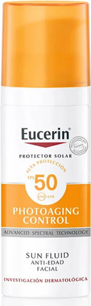 Eucerin Sun Protection Crème Solaire Visage SPF 50+ Haute Protection 50ml