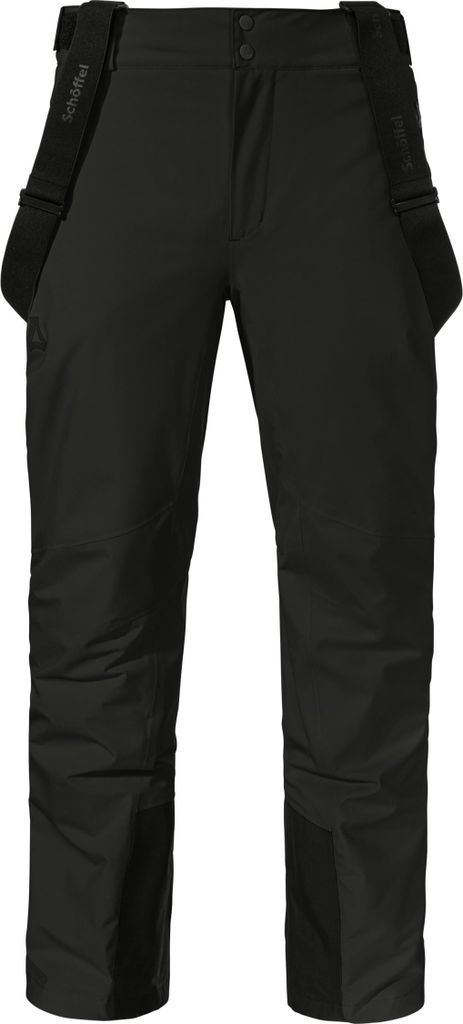 Schöffel THERMAREST Pants Style Pine MNS Herren Skihose mit Träger schwarz schwarz 58