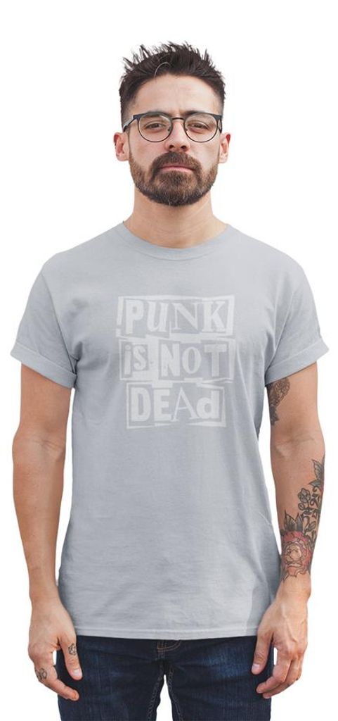 D&B Uni Polo ZN00004 Punk Is Not Dead Grau-Größe XL