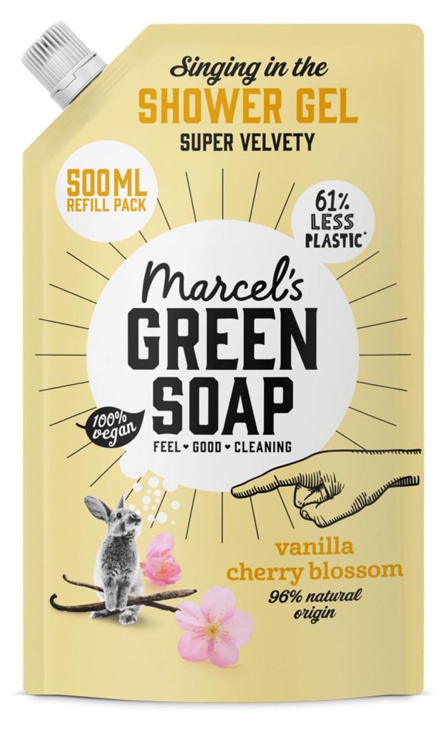 Marcel's Green Soap Duschgel Nachfüllpack Vanille Kirschblüte 500 ml