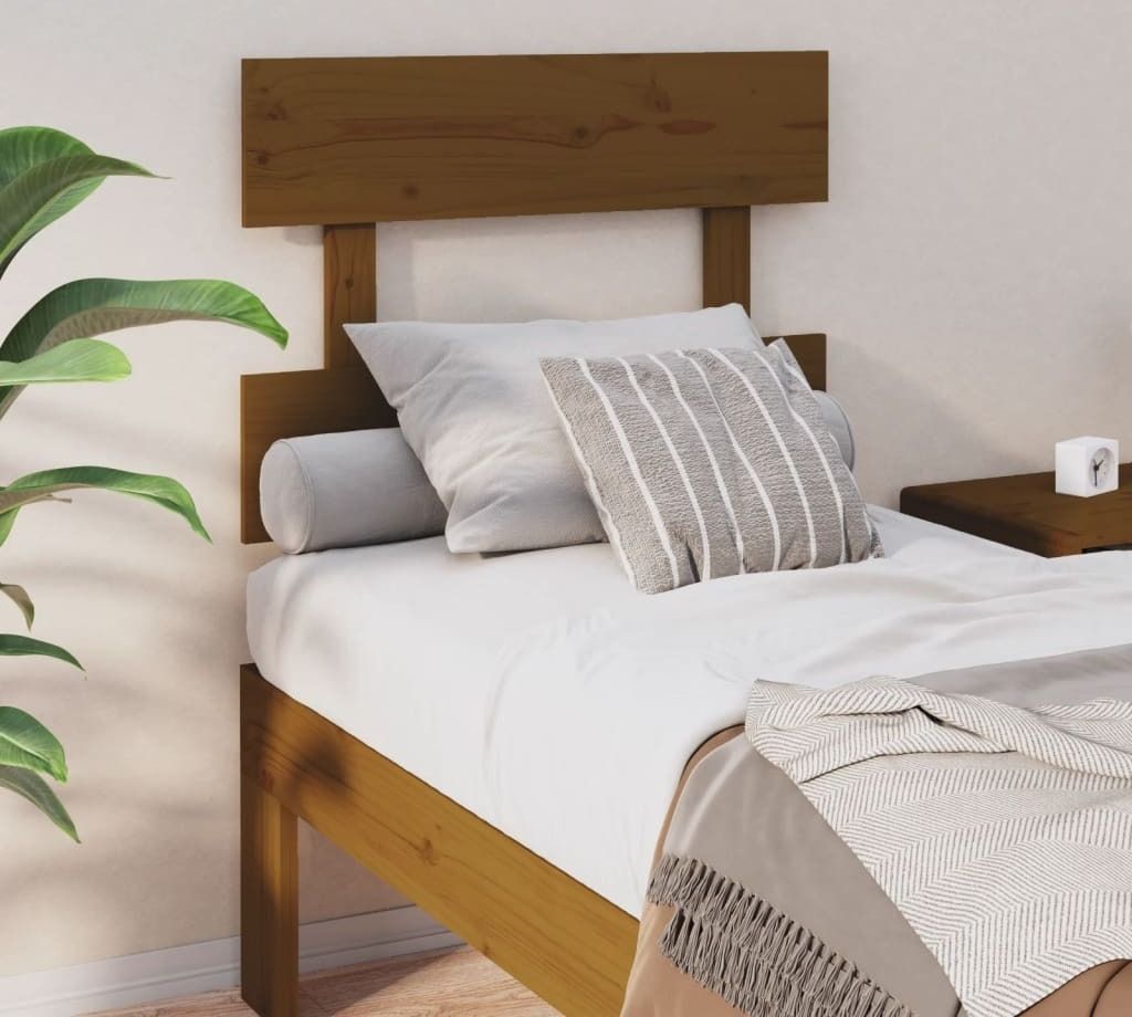 Kopfteil Honigbraun 93,5x3x81 cm Massivholz Kiefer , Kopfteile Design 2024