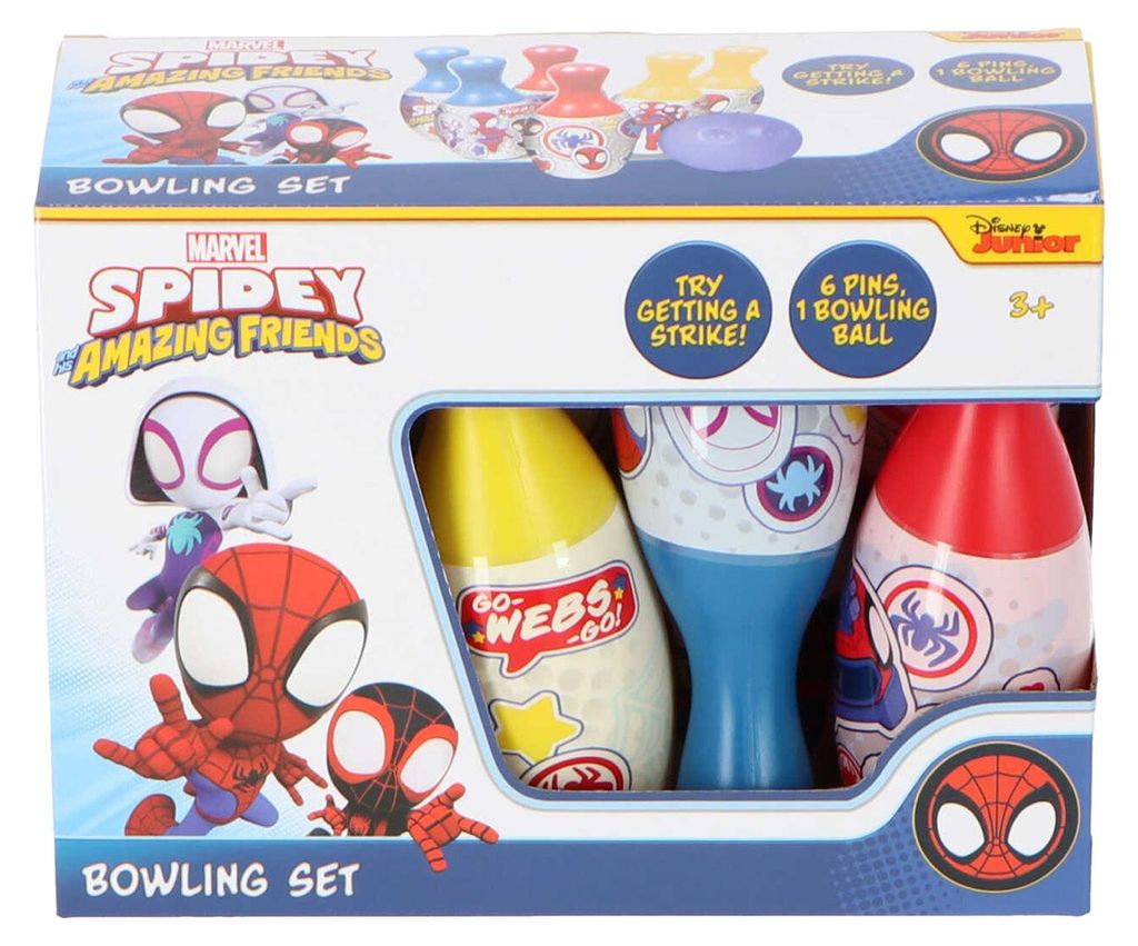 Marvel Spidey and Friends Bowling Set Immagine del prodotto 