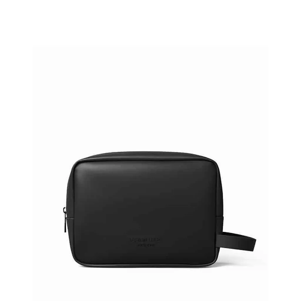 Gaston Luga Splash Toiletry Bag Noir - Trousse de Toilette Étanche Chic