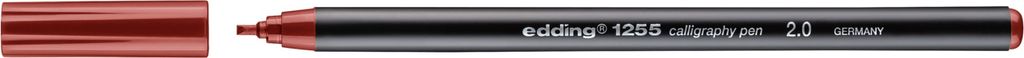 Edding 1255 Kalligrafiestift 2mm, Fasermaler Hand-Lettering, Karten, Journals