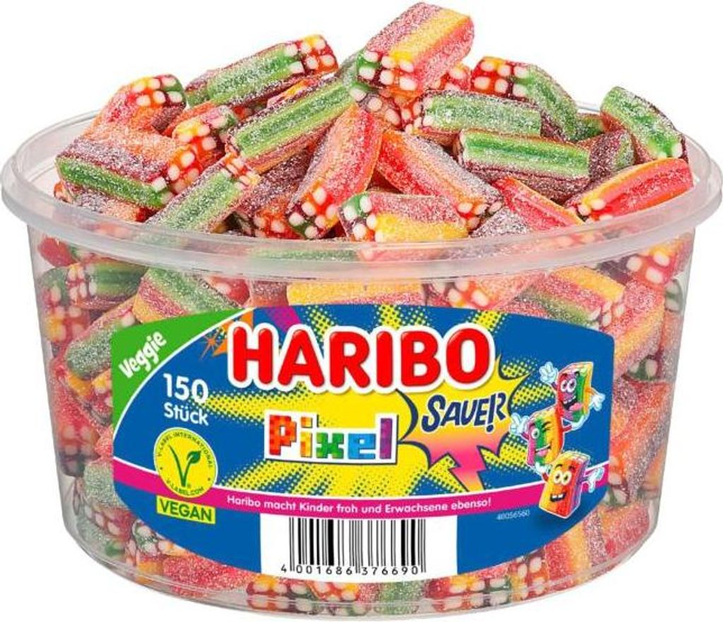 HARIBO 10048080 HARIBO Rainbow Pixel Gomme aux fruits 150 Image du produit 