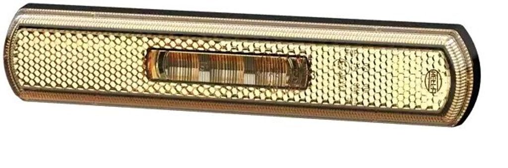 HELLA Seitenmarkierungsleuchte 2PS 013 302-111 Links Rechts 168mm 34mm 16mm