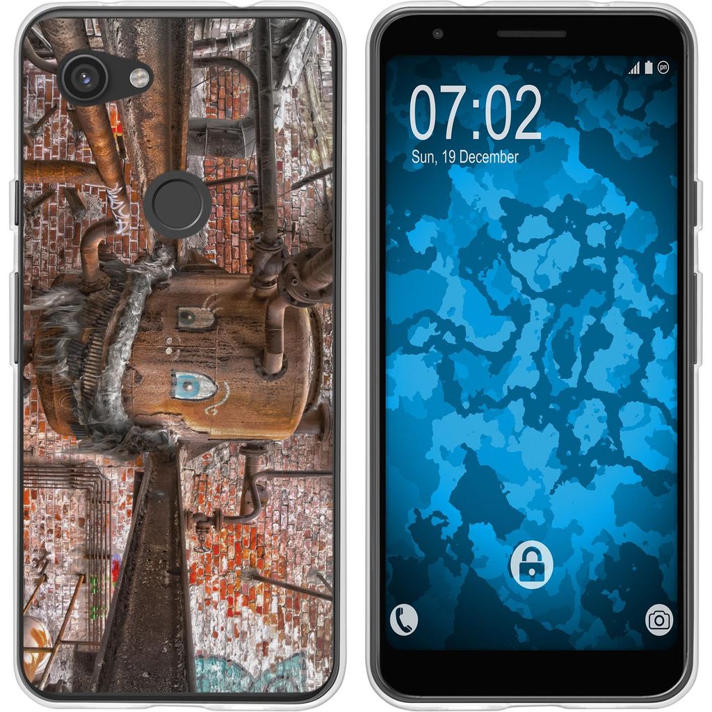 PhoneNatic Case kompatibel mit Google Pixel 3a XL Silikon-Hülle Urban M1