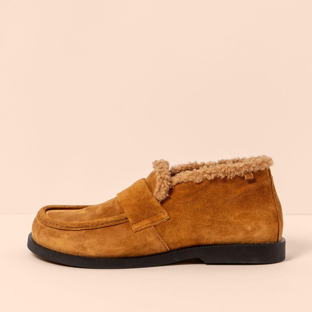 El Naturalista Schnürstiefel Damen N5878 SILK SUEDE TOFFEE / ARENISCA Farbe Braun