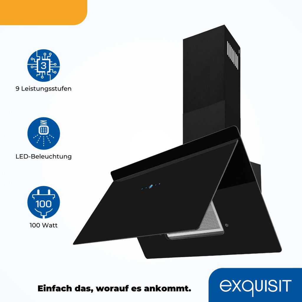 Exquisit KFD 80-8.1  Kopffrei- Dunstabzugshaube | Produktbild 3