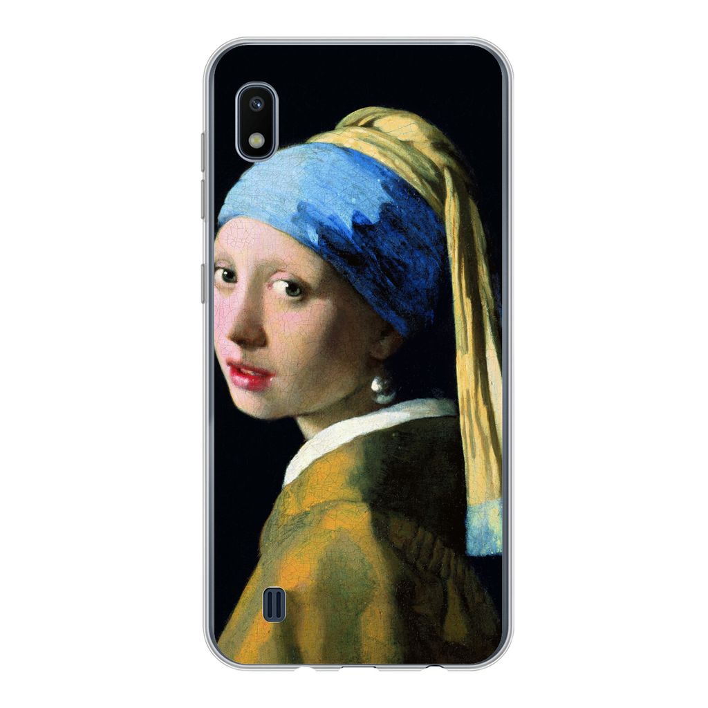 MuchoWow Handyhülle Schutzhülle Hülle für Samsung Galaxy A10 Das Mädchen mit dem Perlenohrring - Johannes Vermeer Silikon Softcase Handy Hü...