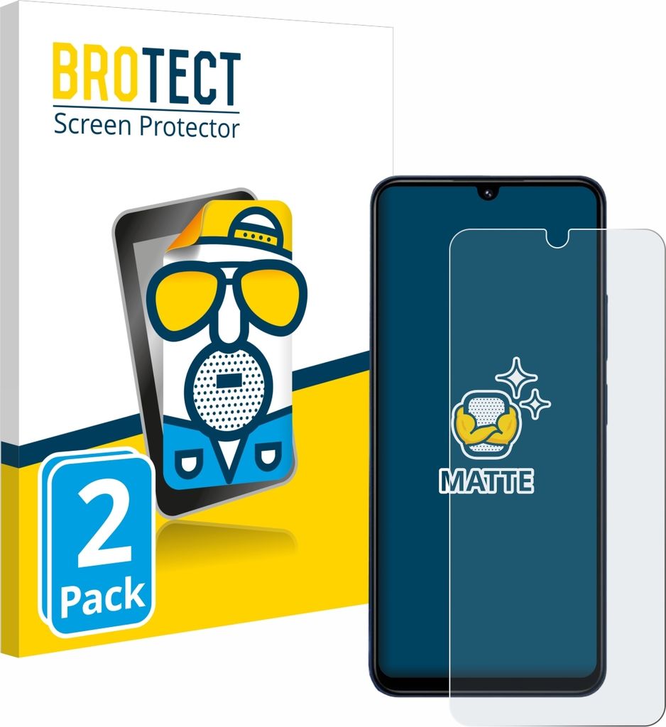 2x BROTECT Schutzfolie für Xiaomi Redmi 14C 5G Displayschutz Displayschutzfolie Folie Matt Entspiegelungsfolie