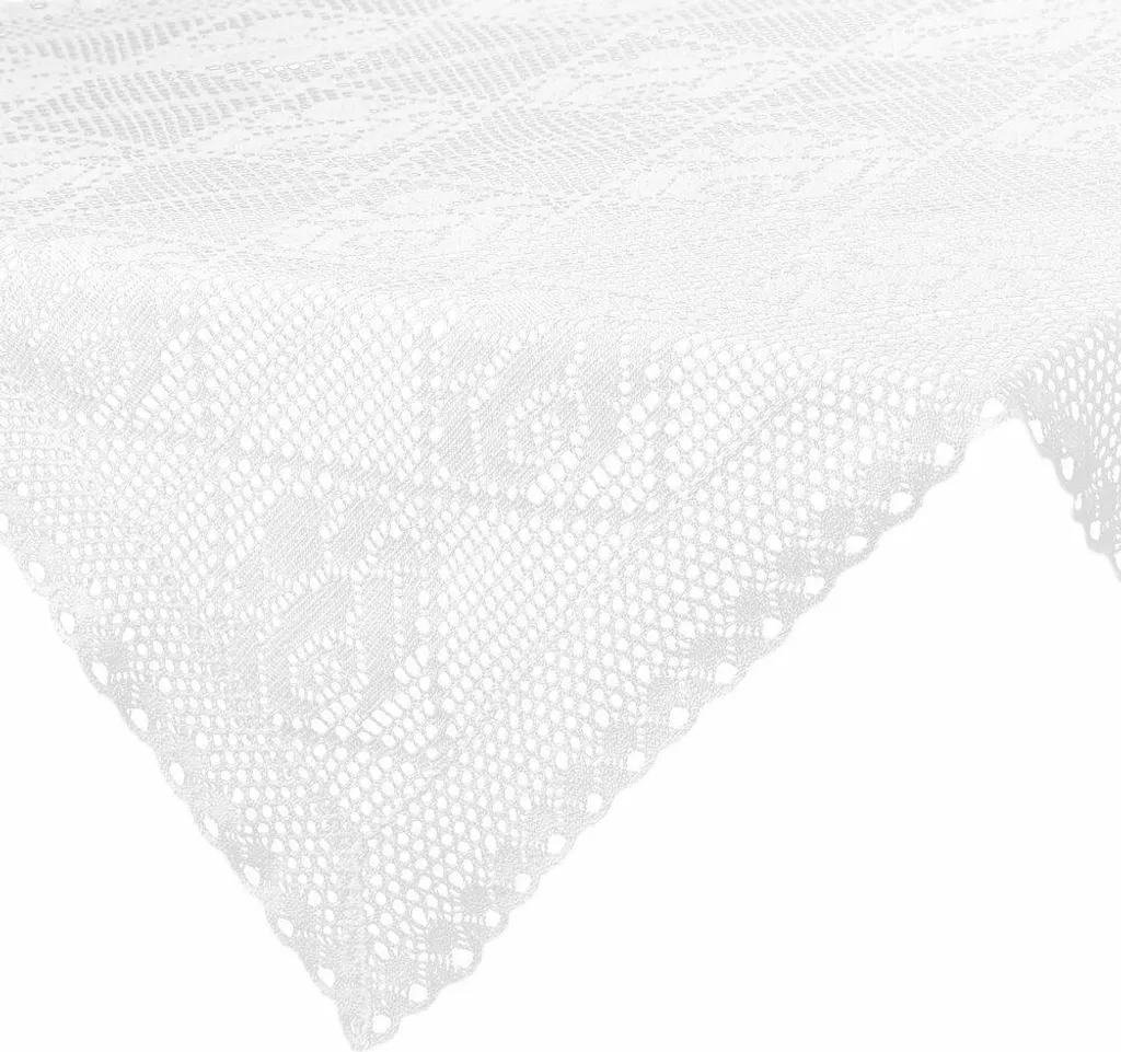 Centrotavola Eurofirany Pizzo Bianco 85x85 - Design Shabby Chic
