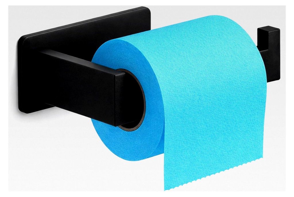 Toilettenpapierhalter aus Edelstahl, selbstklebend mit starkem Sticker, hält bis zu 3 kg, bohrfreier Klorollenhalter für eine einfache und besch...