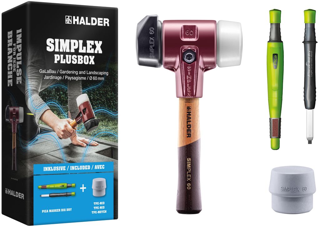 HALDER SIMPLEX Plusbox GaLaBau Ø 60 mm Superplastik / Gummi Produktbild 