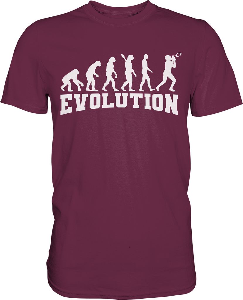 American Football Evolution T-Shirt – Burgundy / L Produktbild 