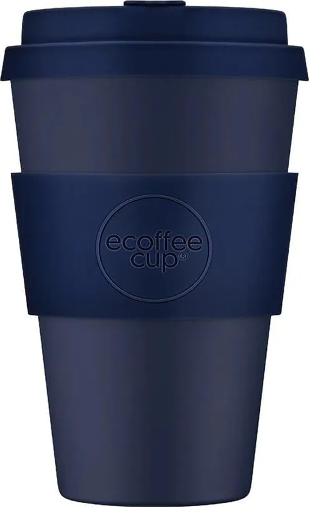 Ecoffee Cup Dark Energy 400 ml - Tazza Bio Blu Scuro per Pendolari - 1
