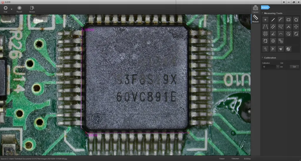 Microscope Solo 10A : solution pour inspections techniques avec 60 LED - 15