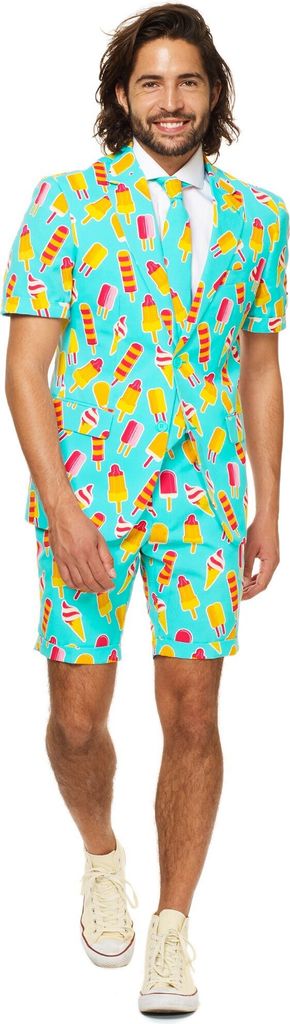 Shorts Suit Iceman Kostüm Anzug - Sommer Outfit Größe: 50