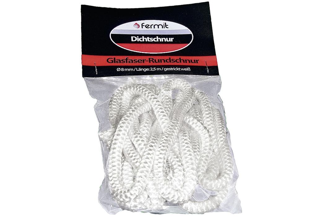 Dichtschnur 10mm, 2,5mtr., weiß