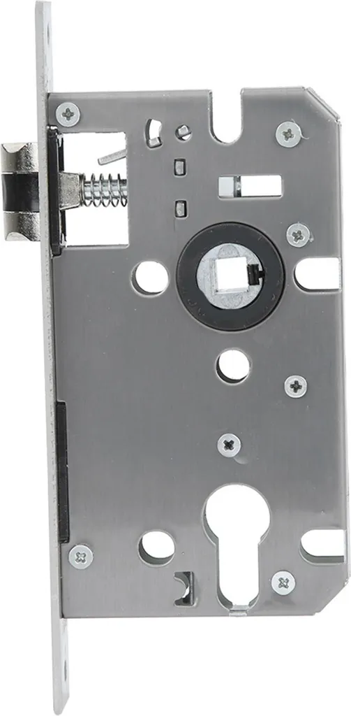 Serrure de porte noire pour chambre - Modèle silencieux avec poignée