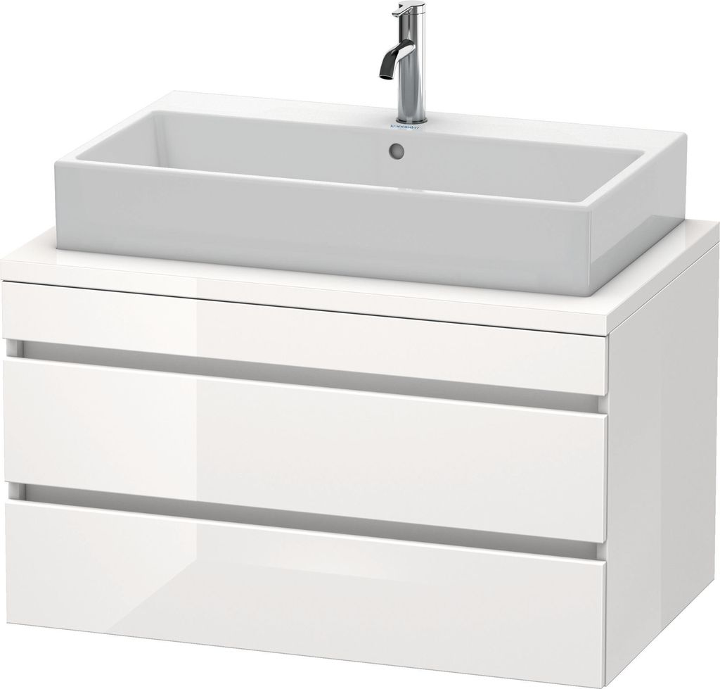 Duravit Konsolenunterschrank DURASTYLE 512 x 900 x 548 mm basalt matt/weiss matt