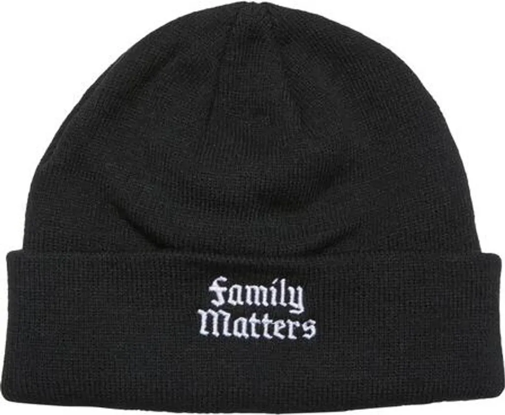 Beanie Mr. Tee Family Matters Nero - Best Seller Streetwear 2026