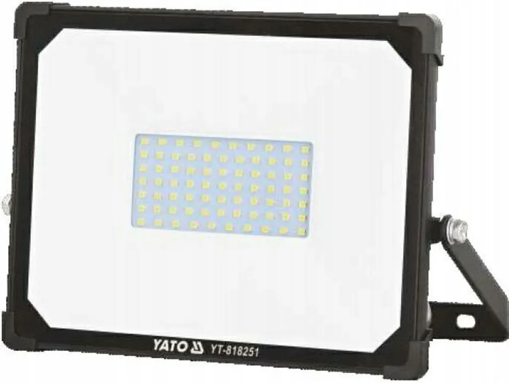 Projecteur LED SMD Yato 50W 4750Lm haute luminosité pour chantier
