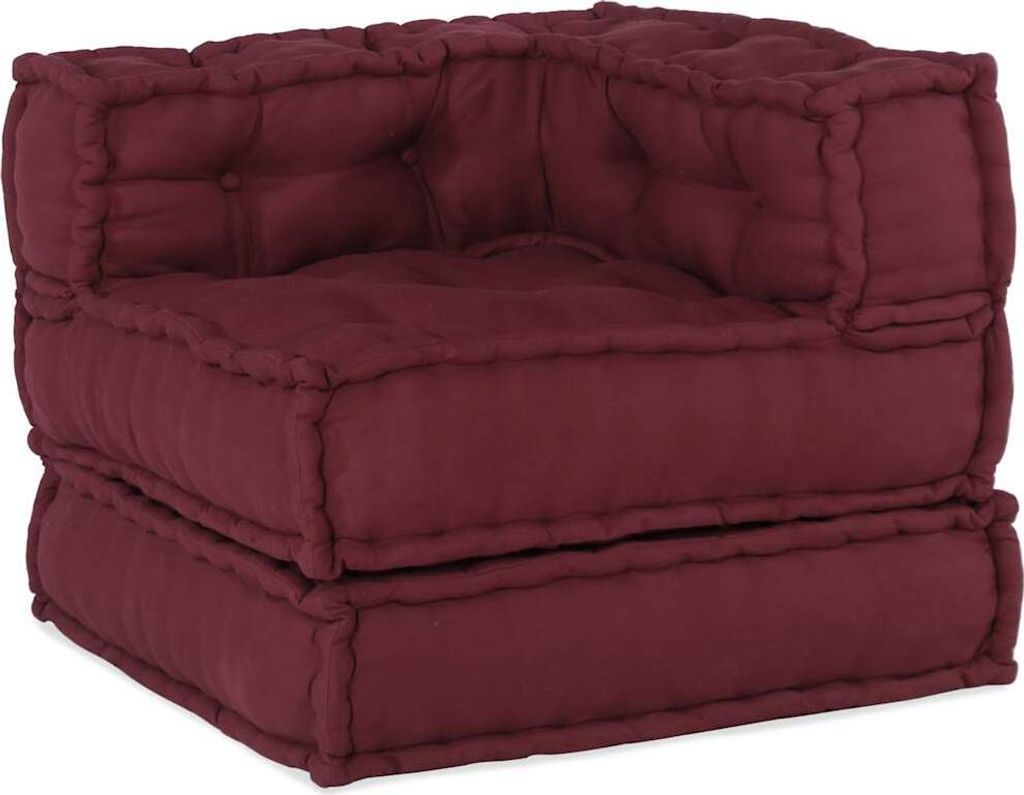 SYFAX Modulares Sofaelement Kastanienbraun 70x70x54 cm Stoff