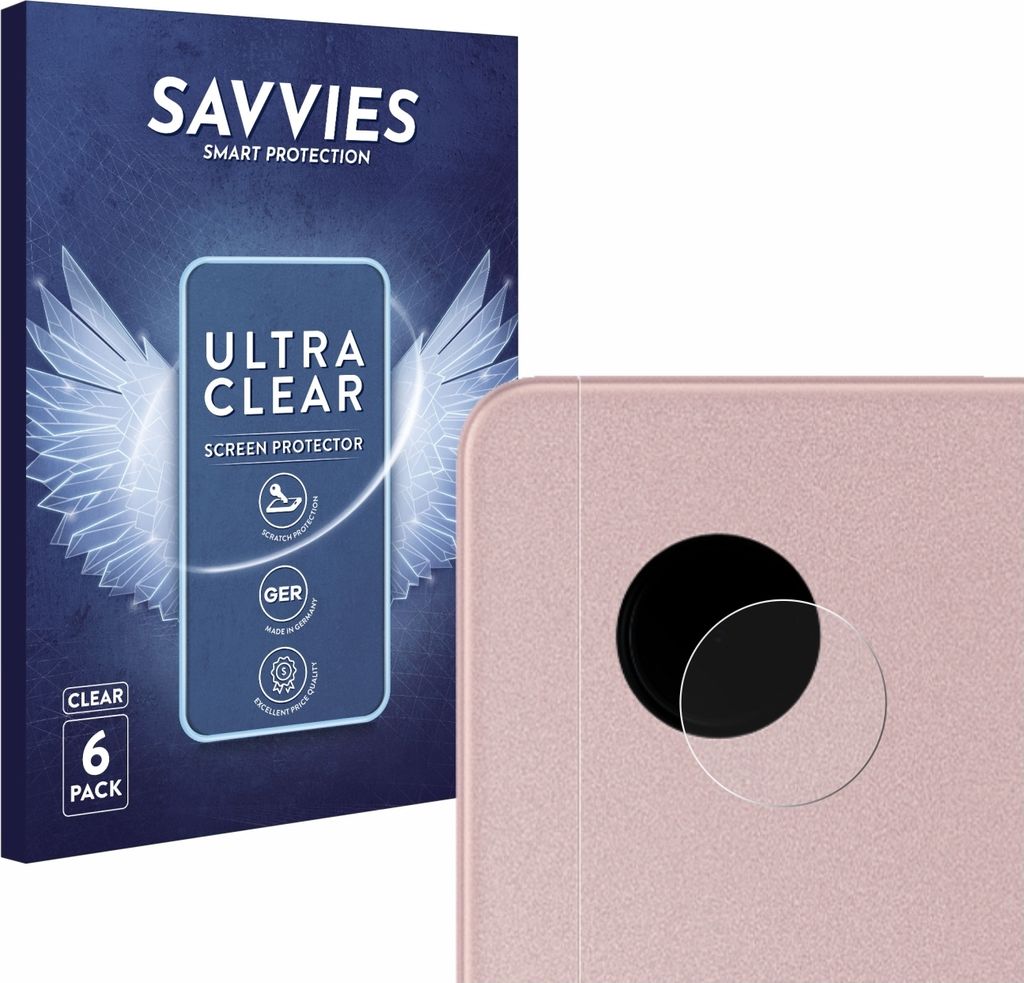 6x Für Samsung Galaxy Tab A8 LTE (NUR Kameraschutz) Schutzfolie Savvies Displayschutz Display Schutz Folie Klar Transparent
