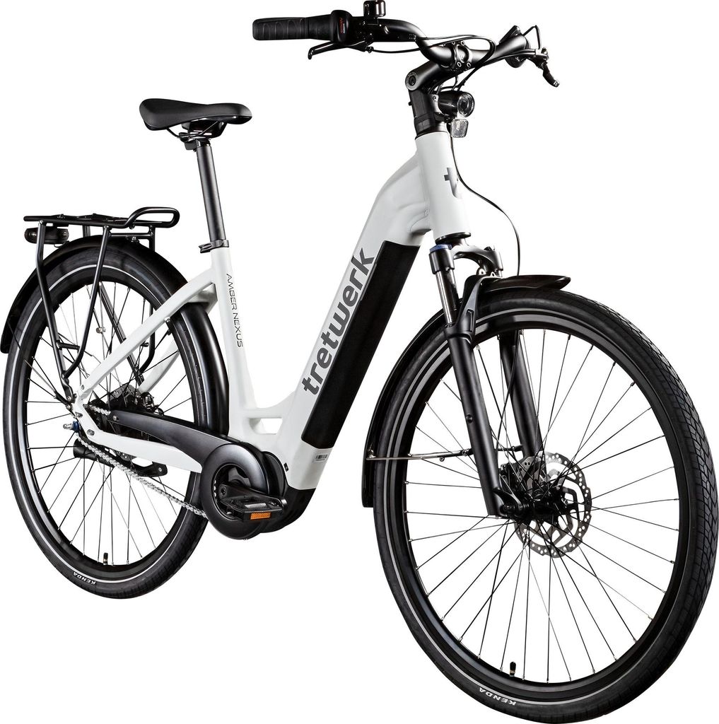 Tretwerk Amber Nexus E Bike Damen 28 Zoll Elektrofahrrad 155 - 185 cm Hollandrad Tiefeinsteiger