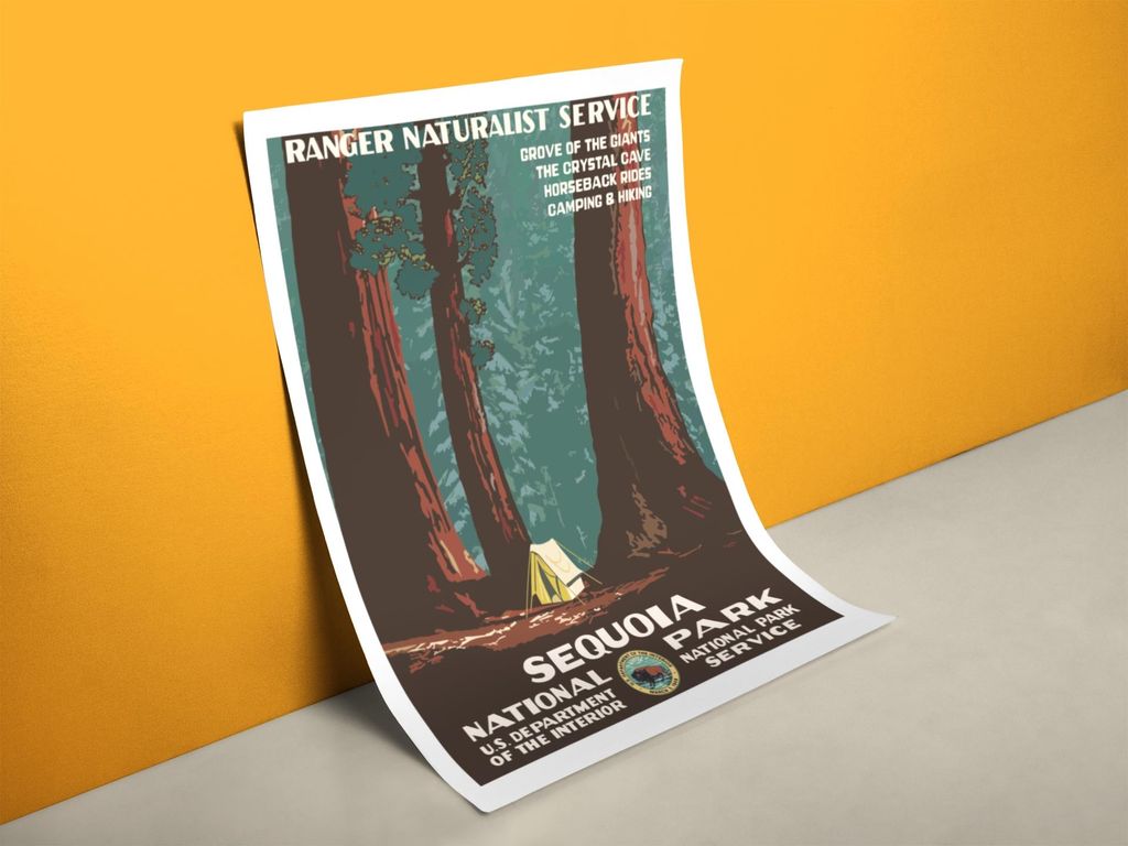 Sequoia Nationalpark Poster | Größe in cm: 70 x 100