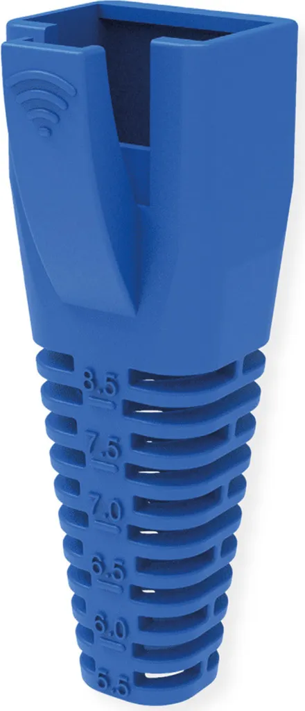 Set 10 Gommini RJ45 ROLINE Blu - Copri Connettore Anti-Piegatura
