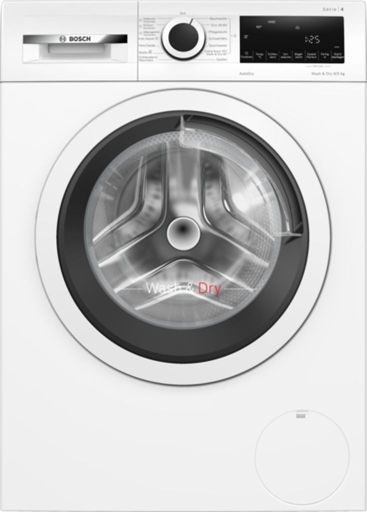 Bosch WNA13441 Waschtrockner 9 kg AutoDry Nachlegefunktion Produktbild 