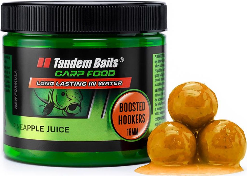 Carpa Food Boosted Hookers 18mm/300g Ananasový Šok Immagine del prodotto 