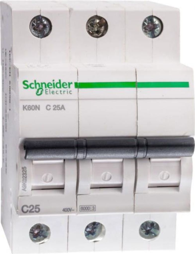 Leitungsschutzschalter 3P C 25A 6kA AC K60N A9K02325