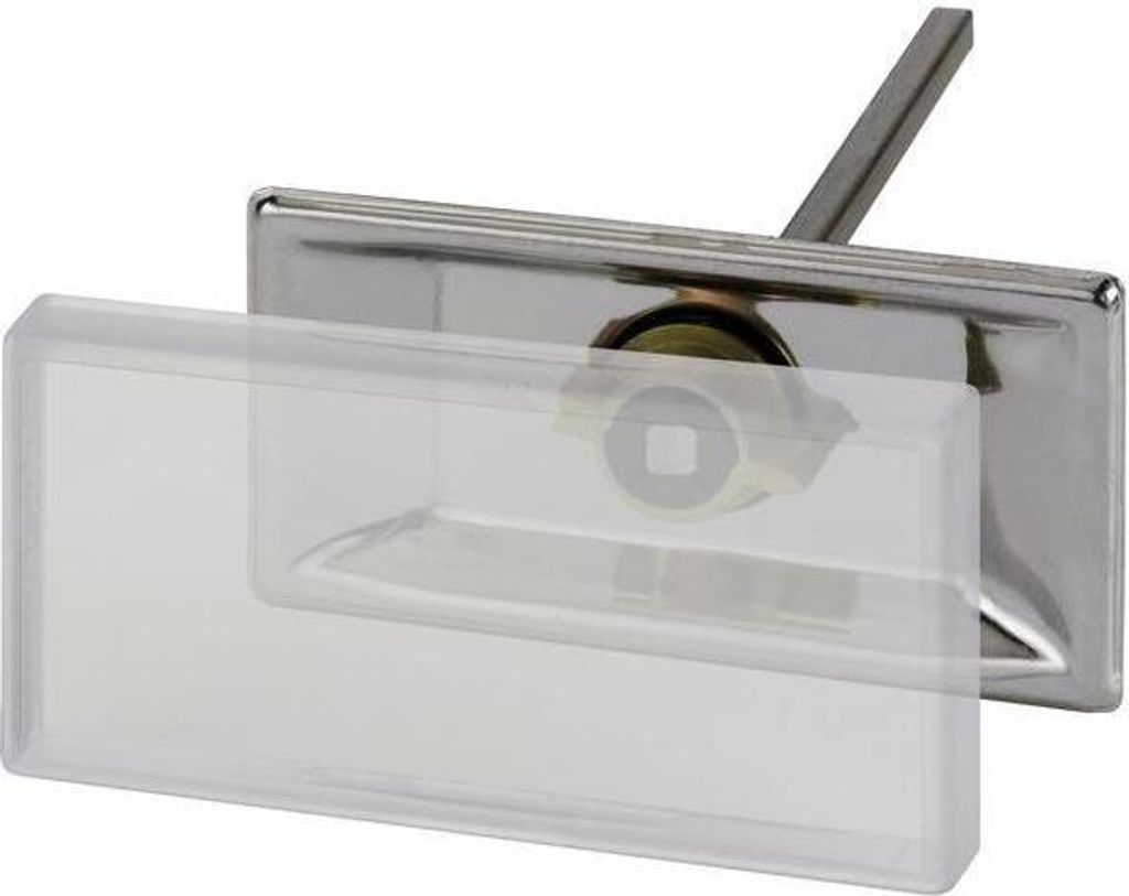 FL Anschweiß-Schilderhalter Edst., Kunststoff f. Schilder 100 x 50mm