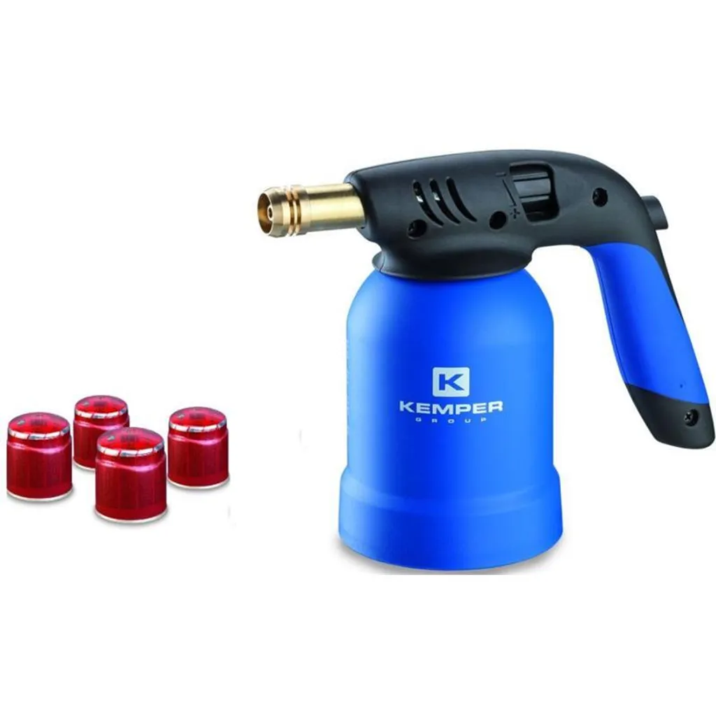 Kit Kemper Tornado KE2019SETS: Saldatore Professionale Piezo + Gas - 5