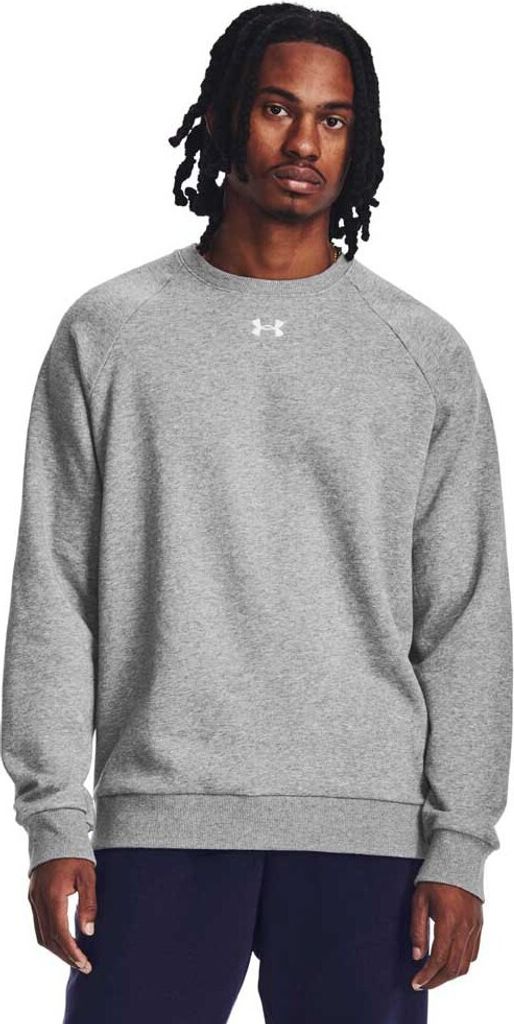 Under Armour Rival Fleece Crew Sweatshirt Grau L / Tall Herren Grau L