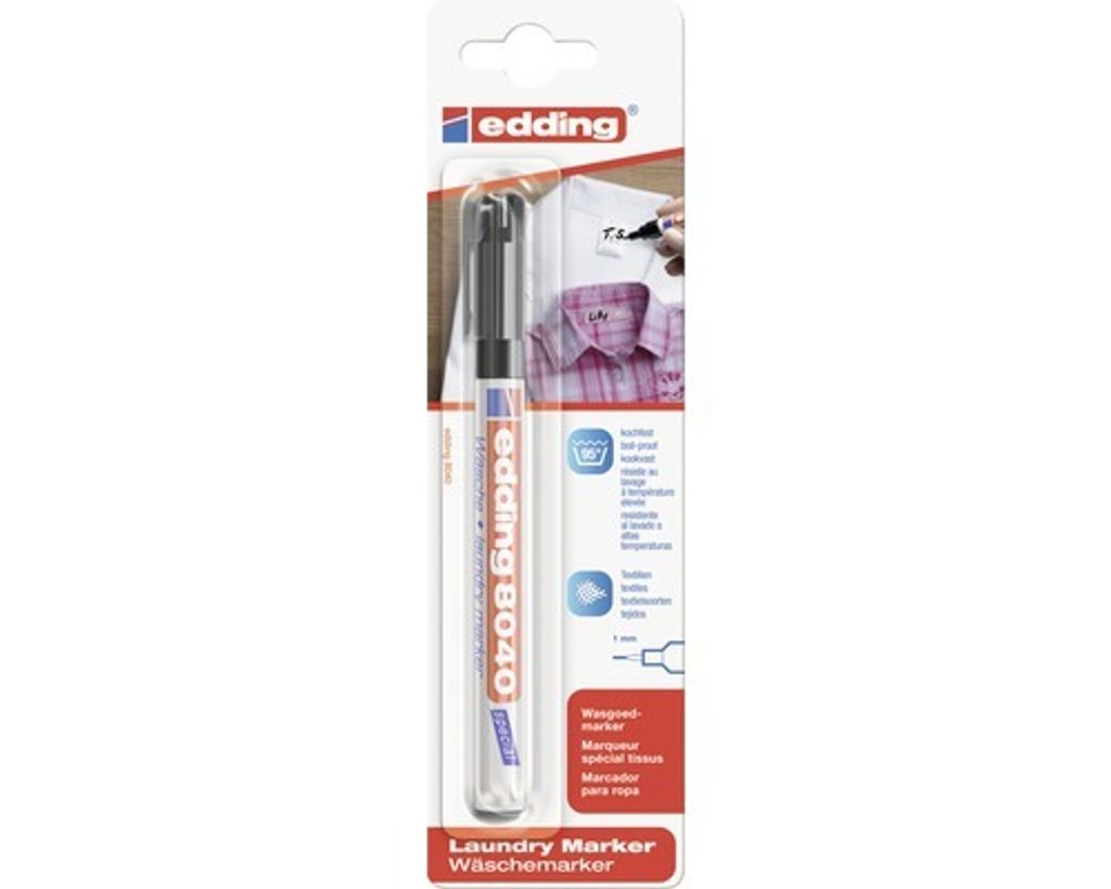 edding Marqueur pour linge 4-8040-1-4001 sw Image du produit 