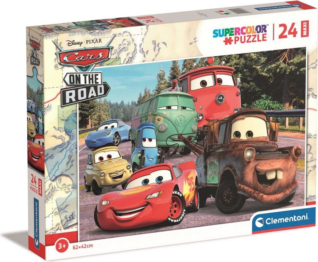 Clementoni - Puzzle maxi Disney Cars 24 elementy - Image du produit 