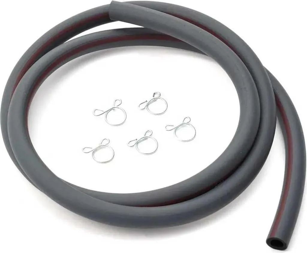 Daytona 96462 Tubo Carburante Alta Resistenza | 1m Argento Ø 6mm
