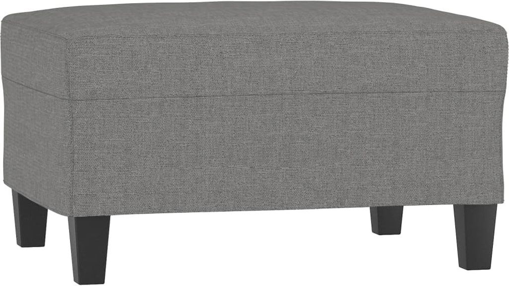 vidaXL Fußhocker Dunkelgrau 70x55x41 cm Stoff Produktbild 