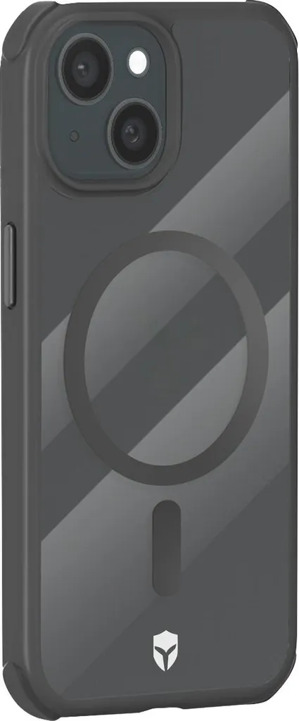 Force Case Air Frost MagSafe iPhone 15 Plus - Custodia Nera Rinforzata