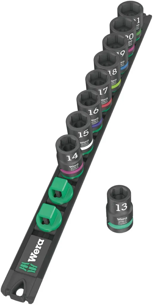 Wera Nuss-Magnetleiste C Impaktor 1 05005490001 - Stop ai Bulloni Rovinati - 3
