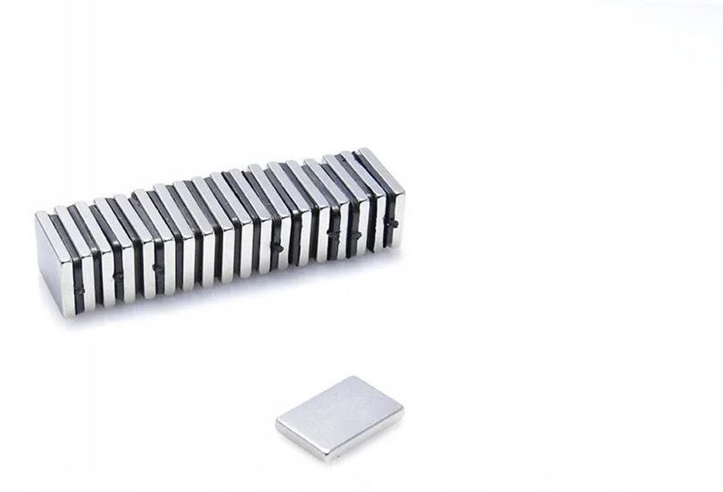 Top Magnesy - 50 Stück Neodym Magnete 15x10x2 mm N38 - extra starke Haftmagnete für Montage, Werkstatt & Industrie